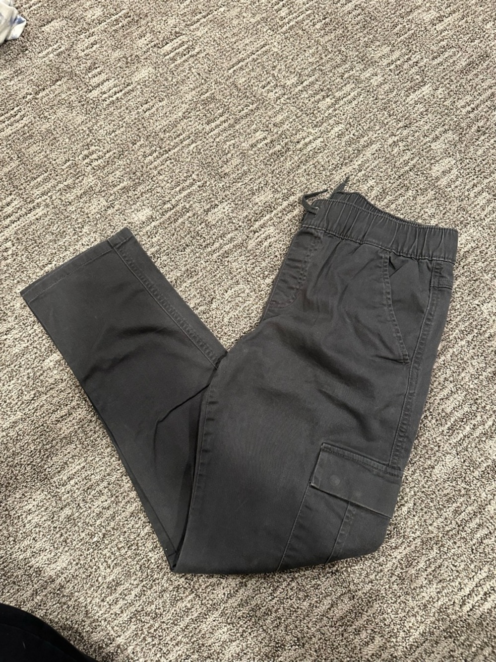 Cat & Jack Gray boys Jogger Pants with Elastic Waist